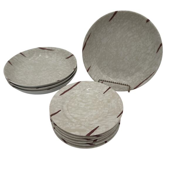 222 Fifth Soup Bowls in Animal Print Set of 4 - Picture 5 of 7